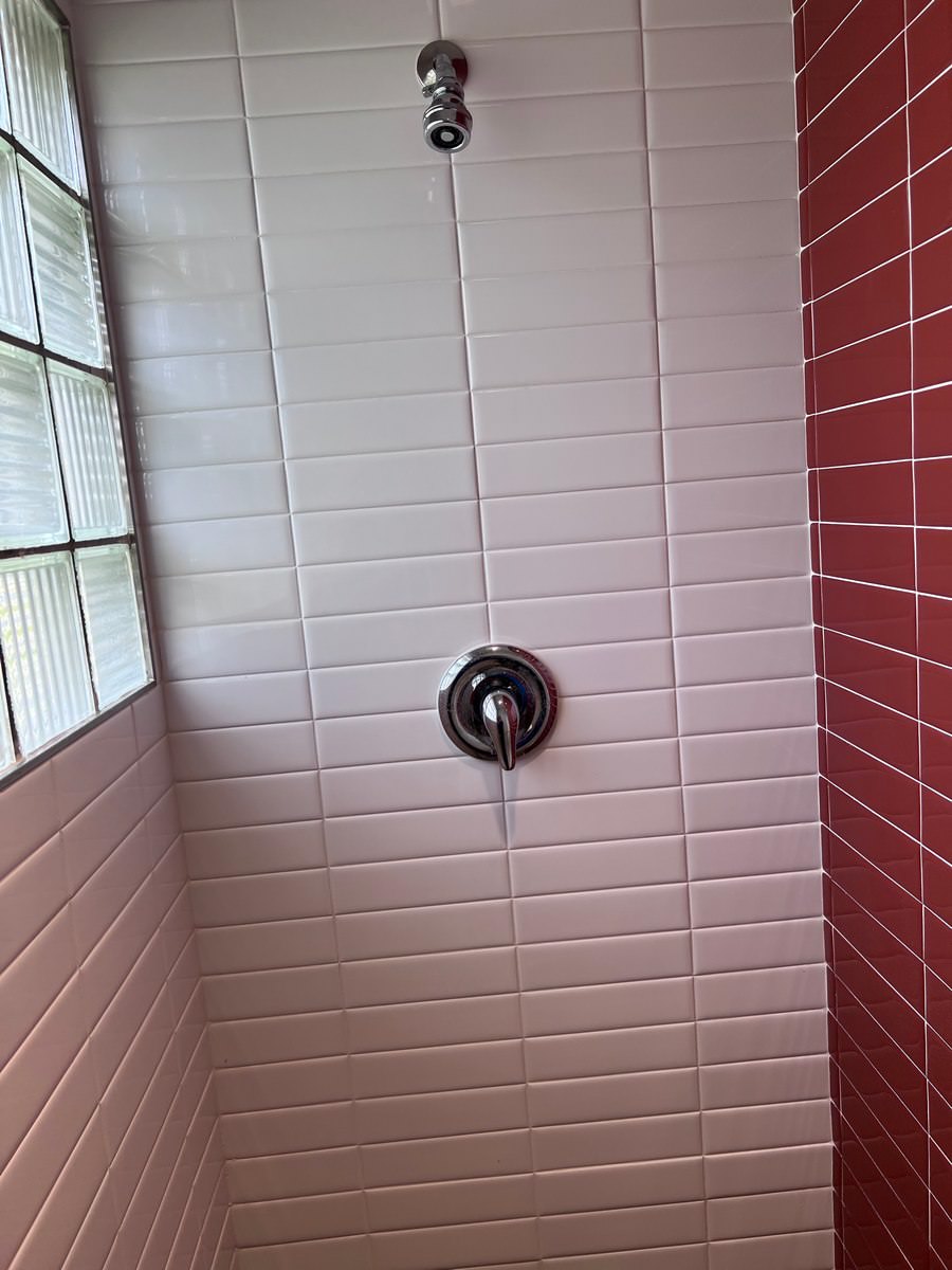 Orange County General Contractor for Firehouse Station 73 Renovation Tile Accent