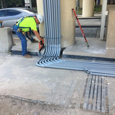 Orlando General Contractor installing Conduit Runs for EPASS