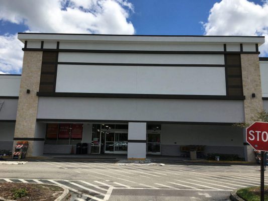 Commercial GC waiting on sign for new Façade for HomeGoods